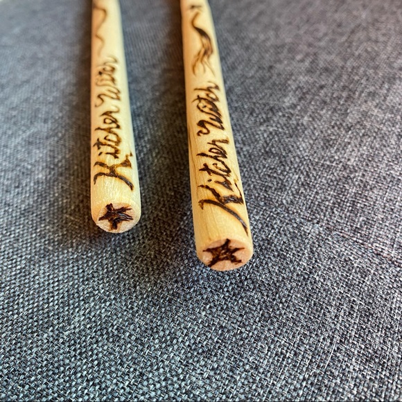 Witchy HANDCRAFTED wooden spoon and slotted spatula  set New and ready t… - Picture 6 of 6